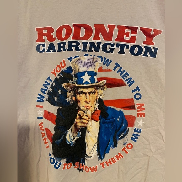 Comedian Rodney Carrington tshirt with Uncle Sam men’s size 3XL - Picture 3 of 5
